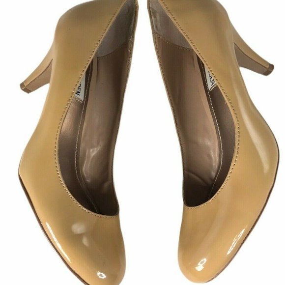 Steve Madden Ulltra 6.5M Womens Tan Patent Leather - Picture 4 of 8